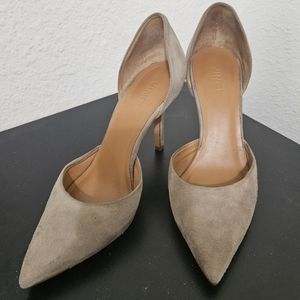 Green Suede VINCE Heels